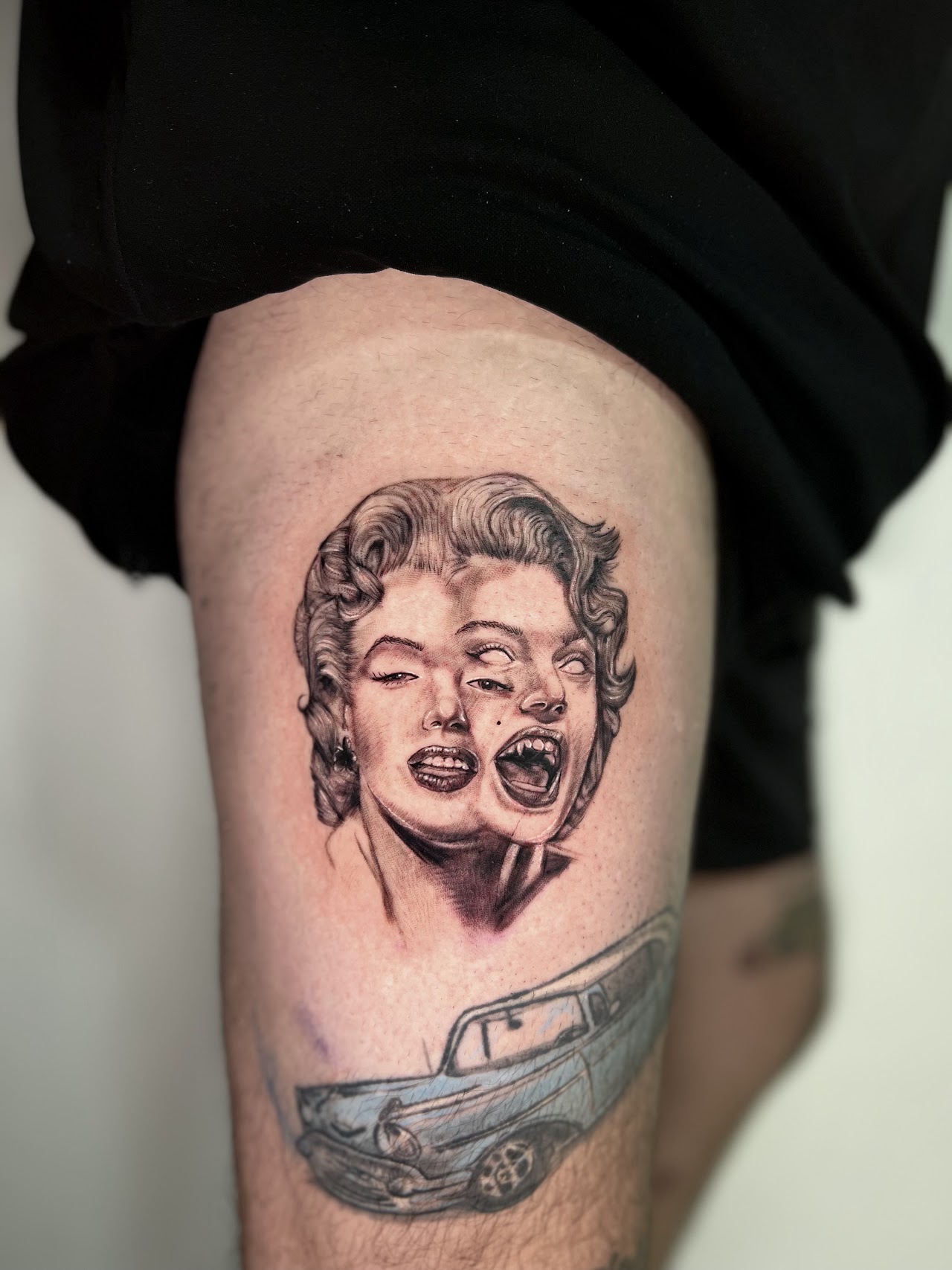 Tatuaje realista realizado en Ro Alongi Tattoo Studio